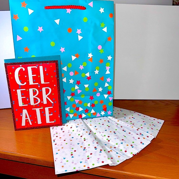 GIFT BAG, CARD, & TISSUE SET
Set. $5 EACH or 2 /$7; 3/$8, 4/$9, 5/$10, 12/$20 - Picture 9 of 13